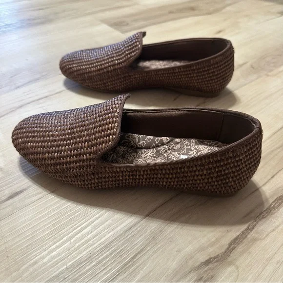 Birdies THE‎ STARLING in Mahogany Raffia Loafer
